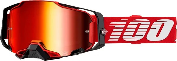 100% Goggle Armega Red Mirror