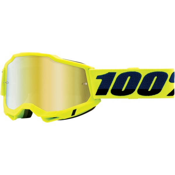 100% Goggle Accuri 2 Fluo Yellow Mirror