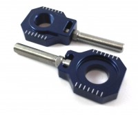 Achsblöcke blau eloxiert Achsblöcke blau eloxiert