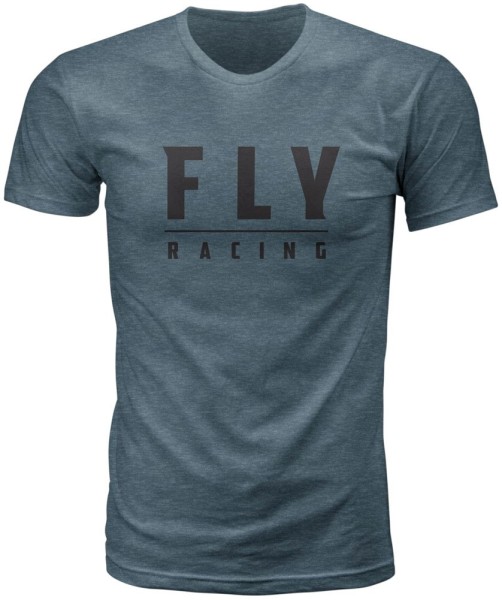 Fly Racing T-Shirt Fly Logo indigo