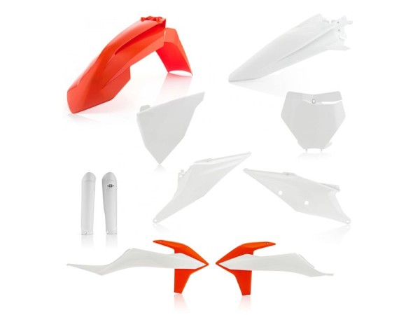 Plastik Full Kit KTM Weiß Orange