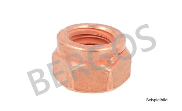 Mutter für Krümmerbefestigung / Kupfer
