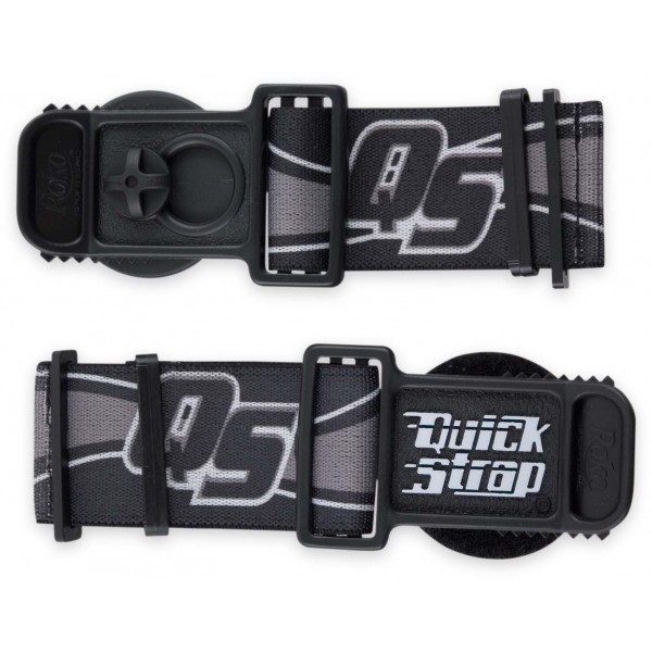 Acerbis Brillenbandbefestigung Quick Strap Schwarz-Grau