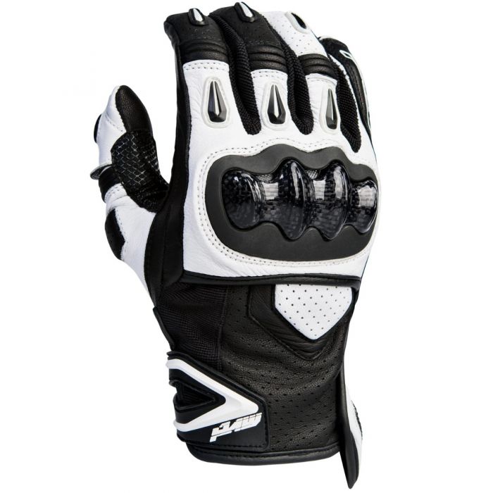 MVD Supermoto schwarz-weiss Racing Bergos Glove Pro-2 | SX