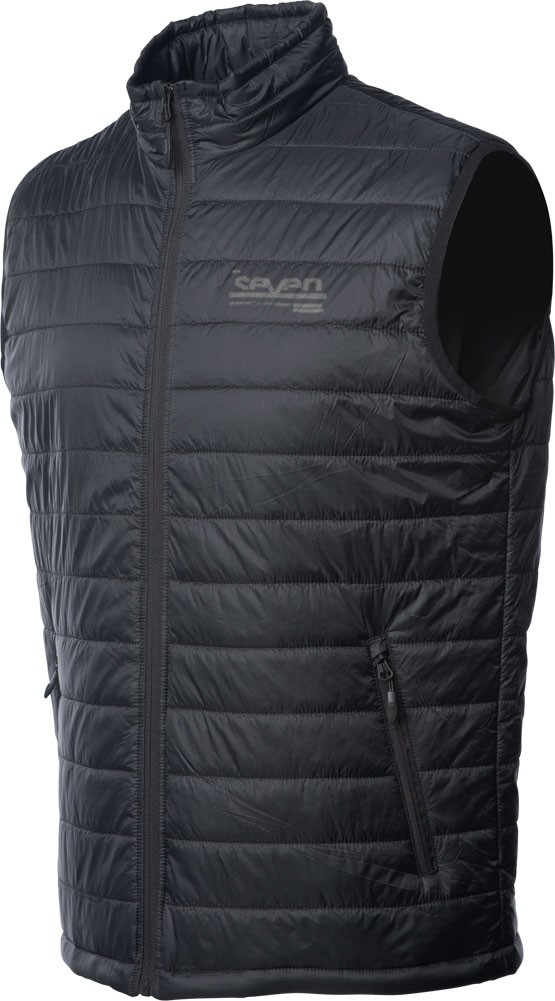 Seven Lateral Puffer Vest Black | Bergos Racing