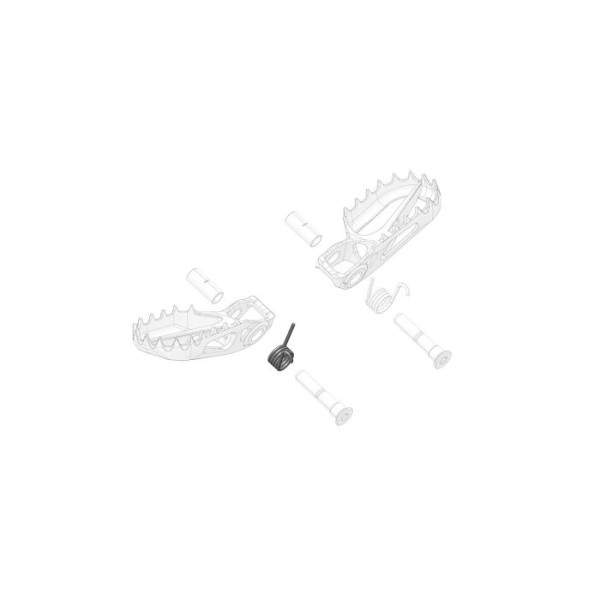 STARK VARG Feder für Fußraste Links