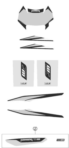 Husaberg Dekorsatz 2013