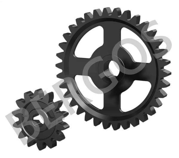 Ölpumpenzahnräder Aluminium 250/350