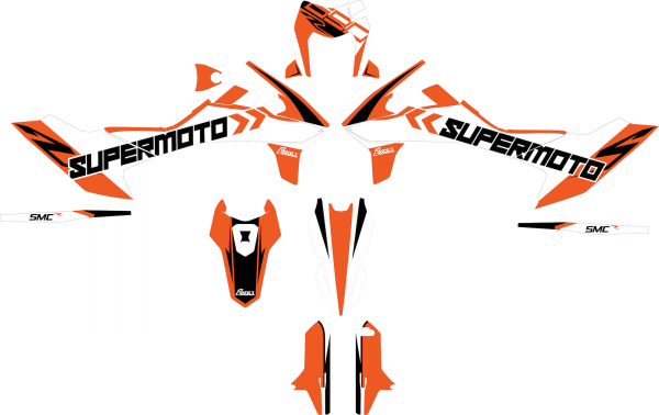 KTM SMC-R Dekor - Supermoto Edition Orange