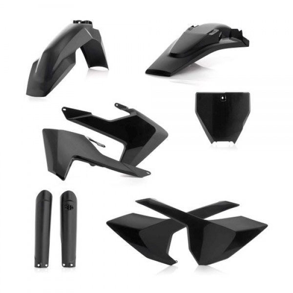 Plastik Full Kit Husqvarna MX Schwarz