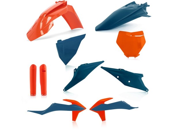 Plastik Full Kit KTM Blau Orange