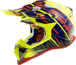 LS2 MX470 Subverter Bomber Yellow Blue Red