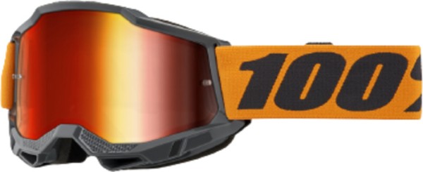 100% Goggle Accuri 2 Goggle Orange-Mirror Lens Red