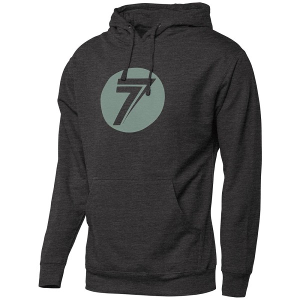 Seven Dot 7 Hoodie Charcoal Heather