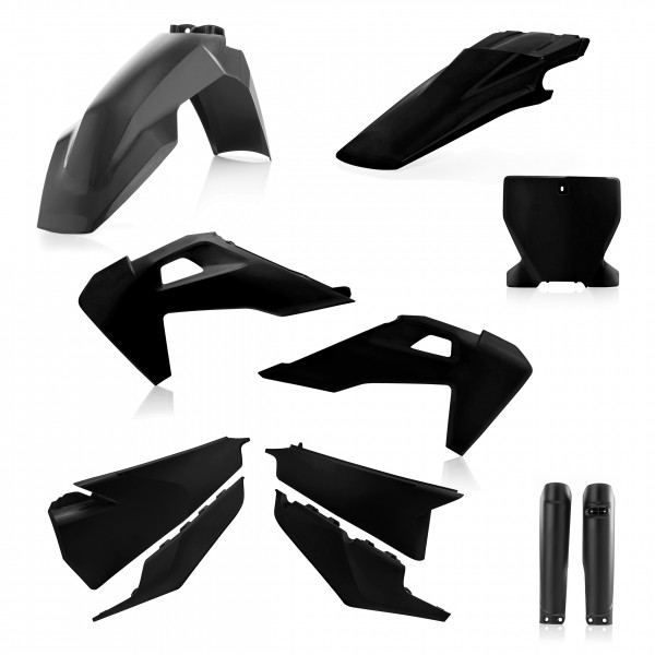 Plastik Full Kit Husqvarna MX Schwarz