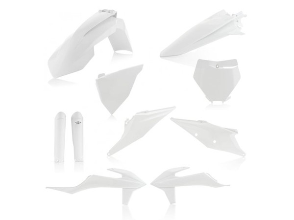 Plastik Full Kit KTM Weiß