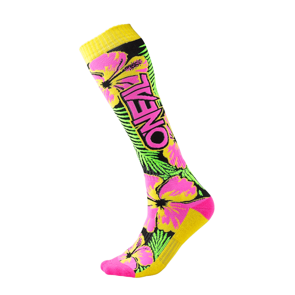 O'Neal PRO MX Sock ISLAND pink/green/yellow