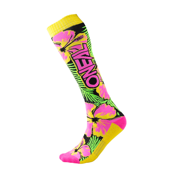 O`Neal PRO MX Sock ISLAND pink/green/yellow