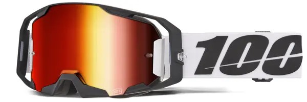 100% Armatic Goggle Caldwell White-Mirror Red Lens