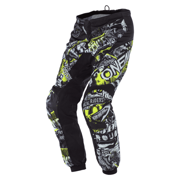 O`Neal Element Pants ATTACK black/neon yellow